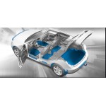 Dacia Sandero 2014+  3D TPE Kauçuk 3D Paspas Perflex